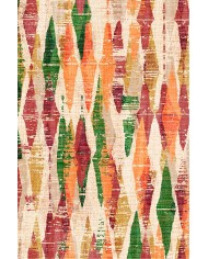 Colorina Kadife Yıkanabilir Kaymaz Pamuk Tabanlı Antibaktriyel Salon Halısı