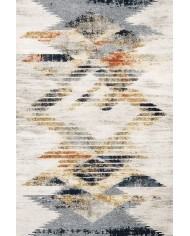 Adelte Desenli Pamuk Tabanlı Yıkanabilen Kaymaz Antibakteriyel Şönil Salon Halısı