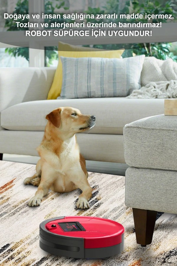 Adelte Desenli Pamuk Tabanlı Yıkanabilen Kaymaz Antibakteriyel Şönil Salon Halısı