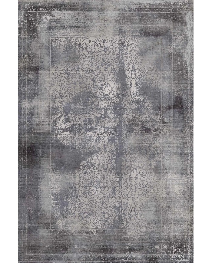 Adnel Desenli Pamuk Tabanlı Yıkanabilen Kaymaz Antibakteriyel Şönil Salon Halısı