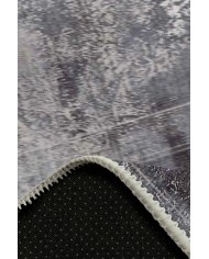 Adnel Desenli Pamuk Tabanlı Yıkanabilen Kaymaz Antibakteriyel Şönil Salon Halısı