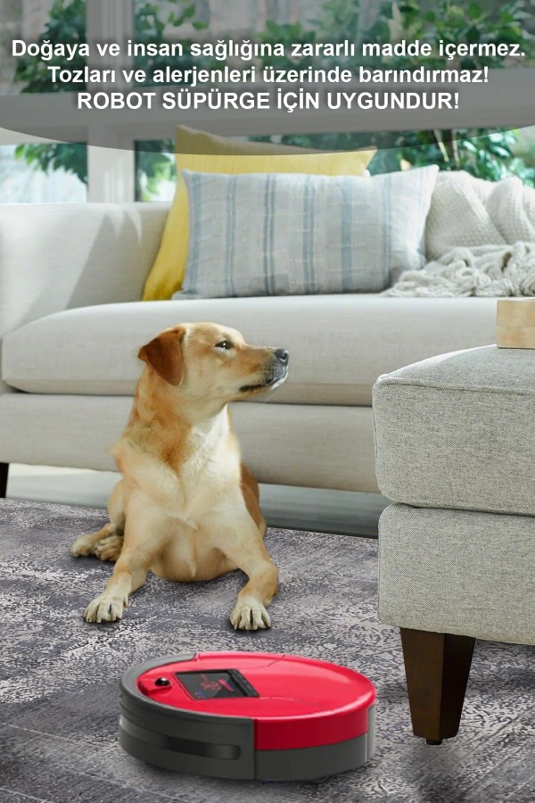 Adnel Desenli Pamuk Tabanlı Yıkanabilen Kaymaz Antibakteriyel Şönil Salon Halısı