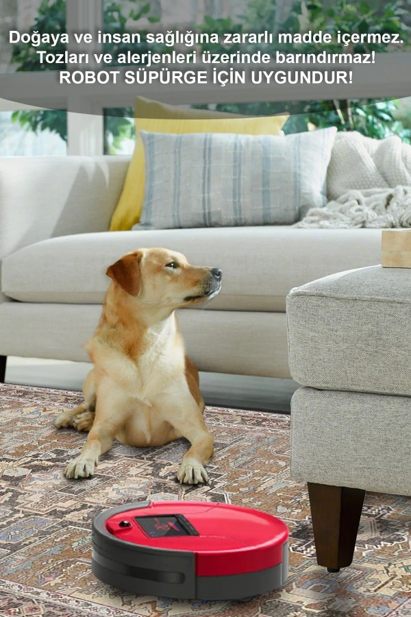 Afara Desenli Pamuk Tabanlı Yıkanabilen Kaymaz Antibakteriyel Şönil Salon Halısı