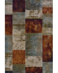 Alaiana Desenli Pamuk Tabanlı Yıkanabilen Kaymaz Antibakteriyel Şönil Salon Halısı