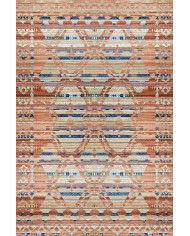 Alis Desenli Pamuk Tabanlı Yıkanabilen Kaymaz Antibakteriyel Şönil Salon Halısı