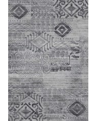 Alison Desenli Pamuk Tabanlı Yıkanabilen Kaymaz Antibakteriyel Şönil Salon Halısı