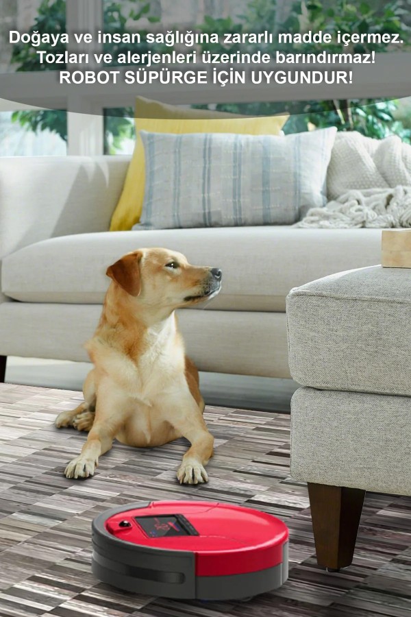 Aliya Desenli Pamuk Tabanlı Yıkanabilen Kaymaz Antibakteriyel Şönil Salon Halısı