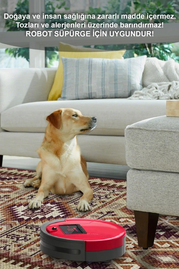 Araceli Desenli Pamuk Tabanlı Yıkanabilen Kaymaz Antibakteriyel Şönil Salon Halısı