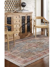 Avlin Elit Desenli Pamuk Tabanlı Yıkanabilen Kaydırmaz Antibakteriyel Şönil Salon Halısı