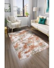 Marie Kadife Yıkanabilir Kaymaz Pamuk Tabanlı Antibakteriyel Salon Halısı