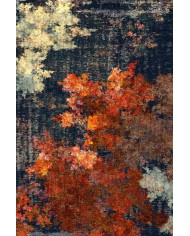 Ayris Desenli Pamuk Tabanlı Yıkanabilen Kaymaz Antibakteriyel Şönil Salon Halısı