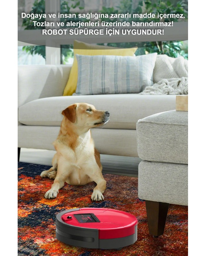 Ayris Desenli Pamuk Tabanlı Yıkanabilen Kaymaz Antibakteriyel Şönil Salon Halısı