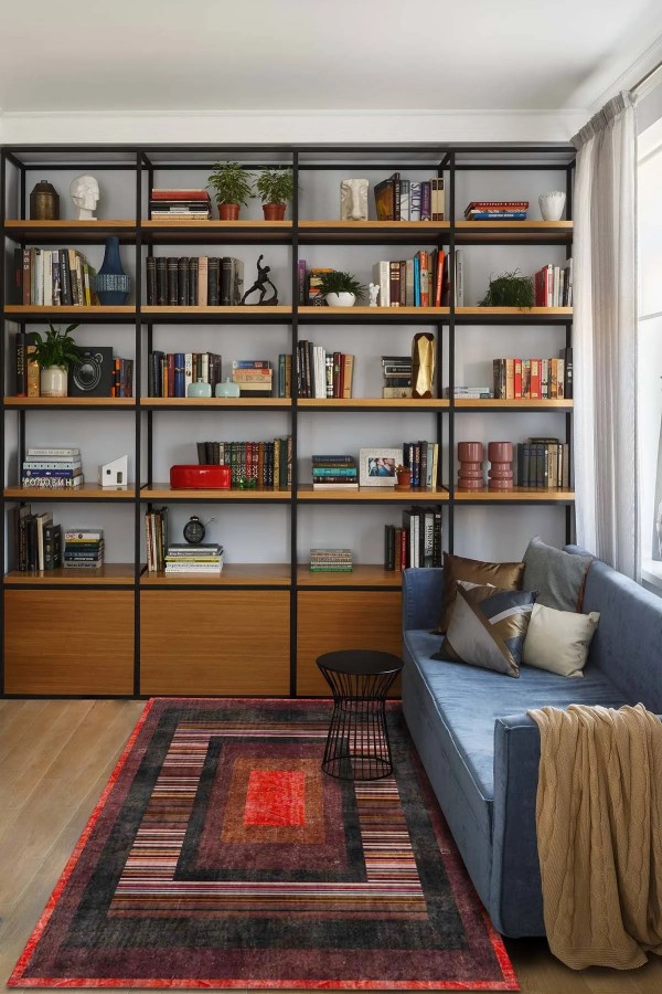 Bereys Desenli Pamuk Tabanlı Yıkanabilen Kaymaz Antibakteriyel Şönil Salon Halısı