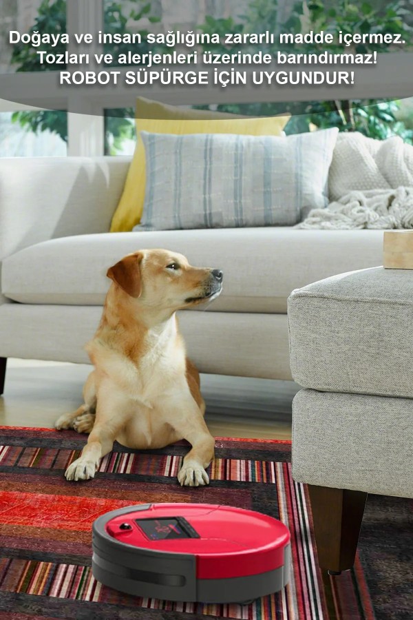 Bereys Desenli Pamuk Tabanlı Yıkanabilen Kaymaz Antibakteriyel Şönil Salon Halısı