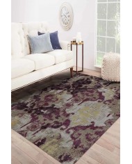 Brice Desenli Pamuk Tabanlı Yıkanabilen Kaymaz Antibakteriyel Şönil Salon Halısı