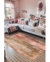 Matisse Kadife Yıkanabilir Kaymaz Pamuk Tabanlı Antibakteriyel Salon Halısı