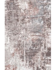 Carning Lora Desenli Pamuk Tabanlı Yıkanabilen Kaymaz Antibakteriyel Şönil Salon Halısı