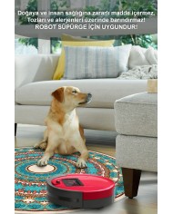 Derav Pamuk Tabanlı Yıkanabilen Kaymaz Antibakteriyel Şönil Yuvarlak Halı