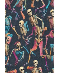 Bones Şönil Gamer Halısı Pamuk Tabanlı Yıkanabilen Kaymaz Genç Odası Oyuncu Gaming Halısı