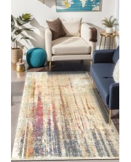 Motto Kadife Yıkanabilir Kaymaz Pamuk Tabanlı Antibakteriyel Salon Halısı