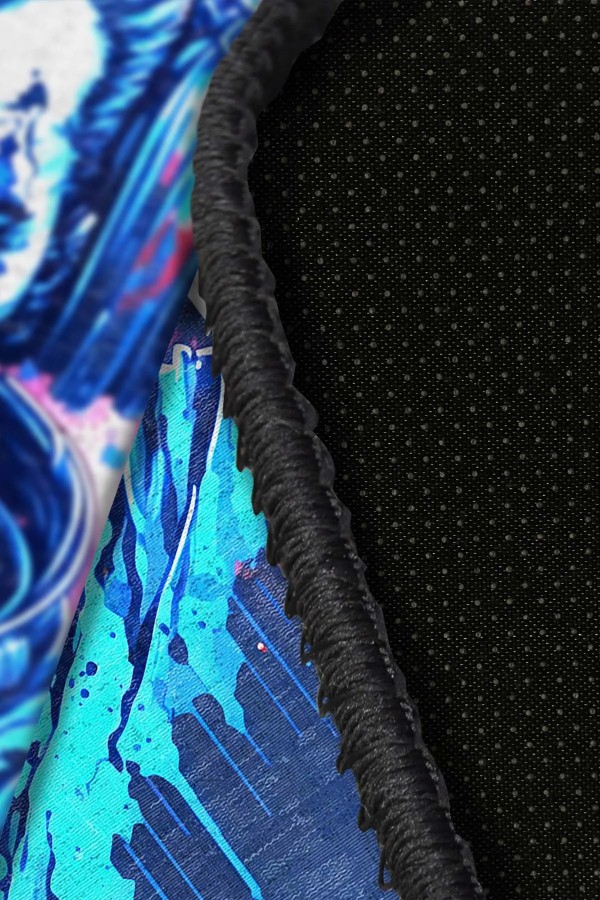 Alcohol Şönil Gamer Halısı Pamuk Tabanlı Yıkanabilen Kaymaz Genç Odası Oyuncu Gaming Halısı