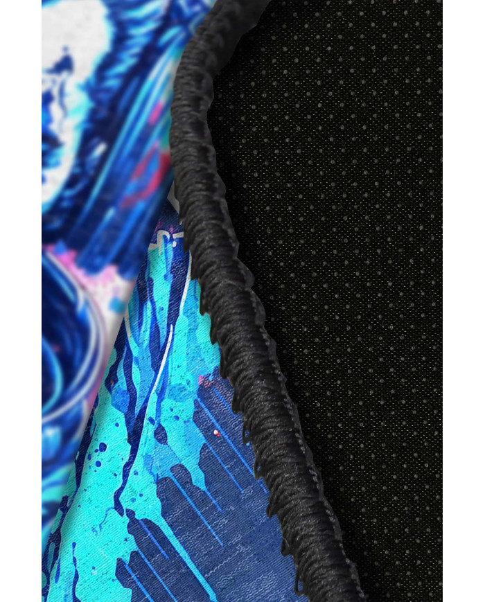 Alcohol Şönil Gamer Halısı Pamuk Tabanlı Yıkanabilen Kaymaz Genç Odası Oyuncu Gaming Halısı