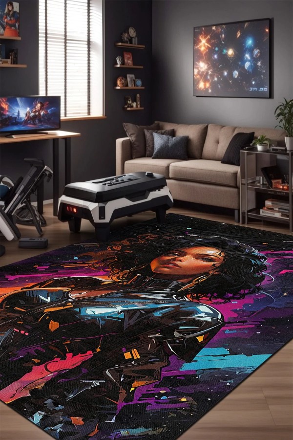 Brunet Şönil Gamer Halısı Pamuk Tabanlı Yıkanabilen Kaymaz Genç Odası Oyuncu Gaming Halısı Brunet Şönil Gamer Halısı Pamuk Tabanlı Yıkanabilen Kaymaz Genç Odası Oyuncu Gaming Halısı