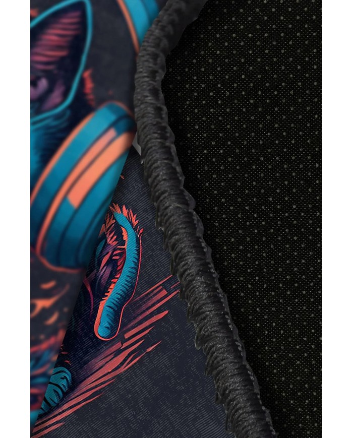 Catpeak Şönil Gamer Halısı Pamuk Tabanlı Yıkanabilen Kaymaz Genç Odası Oyuncu Gaming Halısı