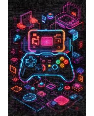 Console Şönil Gamer Halısı Pamuk Tabanlı Yıkanabilen Kaymaz Genç Odası Oyuncu Gaming Halısı