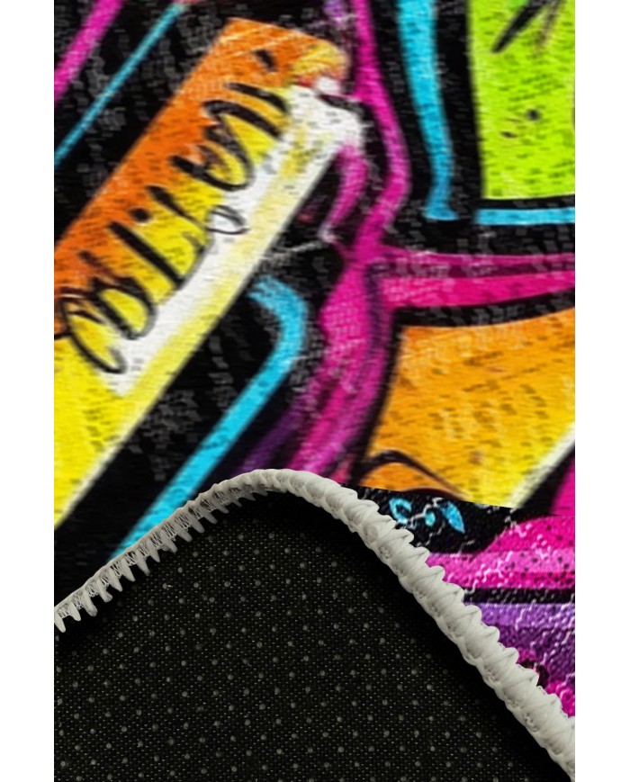 Culty Şönil Gamer Halısı Pamuk Tabanlı Yıkanabilen Kaymaz Genç Odası Oyuncu Gaming Halısı