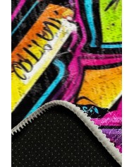 Culty Şönil Gamer Halısı Pamuk Tabanlı Yıkanabilen Kaymaz Genç Odası Oyuncu Gaming Halısı