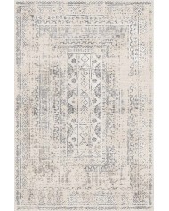 Duncan Desenli Pamuk Tabanlı Yıkanabilen Kaymaz Antibakteriyel Şönil Salon Halısı