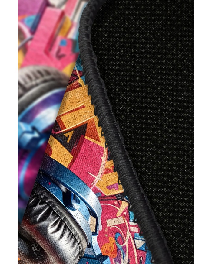 Earps Şönil Gamer Halısı Pamuk Tabanlı Yıkanabilen Kaymaz Genç Odası Oyuncu Gaming Halısı