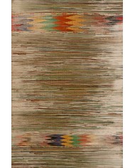 Erika Desenli Pamuk Tabanlı Yıkanabilen Kaymaz Antibakteriyel Şönil Salon Halısı