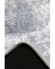 Evelin Desenli Pamuk Tabanlı Yıkanabilen Kaymaz Antibakteriyel Şönil Salon Halısı