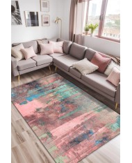 Starz Kadife Yıkanabilir Kaymaz Pamuk Tabanlı Antibakteriyel Salon Halısı