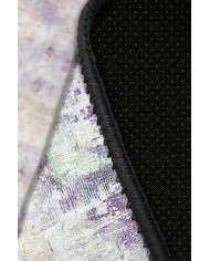 Arden Desenli Pamuk Tabanlı Yıkanabilen Kaymaz Antibakteriyel Şönil Salon Halısı