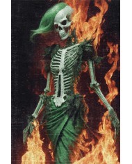 Flame Şönil Gamer Halısı Pamuk Tabanlı Yıkanabilen Kaymaz Genç Odası Oyuncu Gaming Halısı