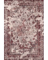 Giah Desenli Pamuk Tabanlı Yıkanabilen Kaymaz Antibakteriyel Şönil Salon Halısı