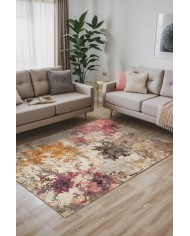 Anton Kadife Yıkanabilir Kaymaz Pamuk Tabanlı Antibakteriyel Salon Halısı