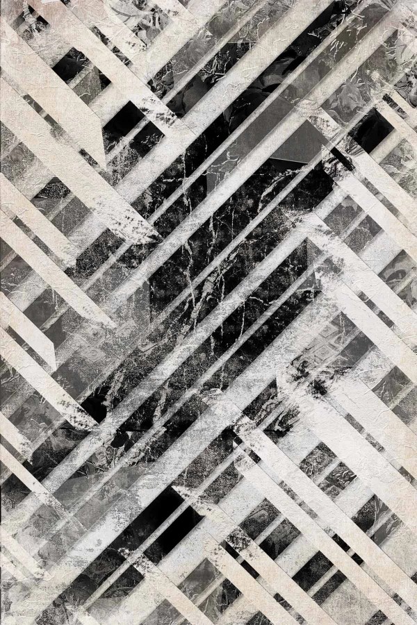 Hilda Desenli Pamuk Tabanlı Yıkanabilen Kaymaz Antibakteriyel Şönil Salon Halısı