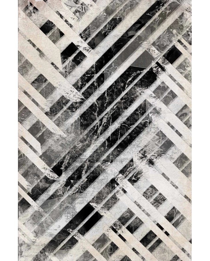 Hilda Desenli Pamuk Tabanlı Yıkanabilen Kaymaz Antibakteriyel Şönil Salon Halısı