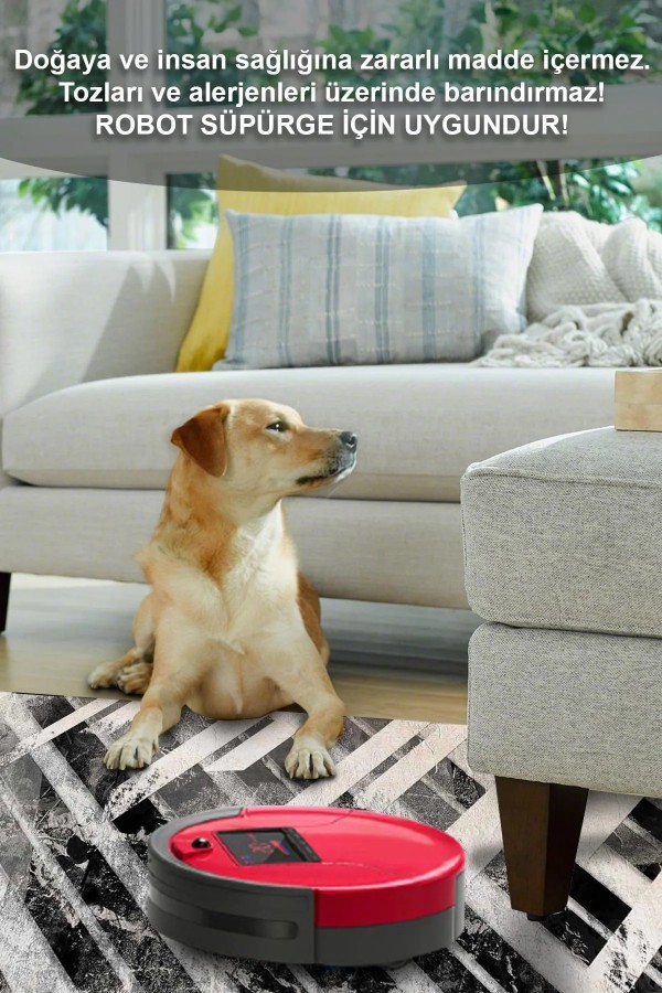 Hilda Desenli Pamuk Tabanlı Yıkanabilen Kaymaz Antibakteriyel Şönil Salon Halısı