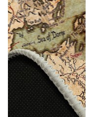 Groundplay Şönil Gamer Halısı Pamuk Tabanlı Yıkanabilen Kaymaz Genç Odası Oyuncu Gaming Halısı