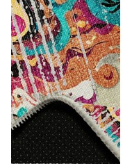 Guitar Şönil Gamer Halısı Pamuk Tabanlı Yıkanabilen Kaymaz Genç Odası Oyuncu Gaming Halısı