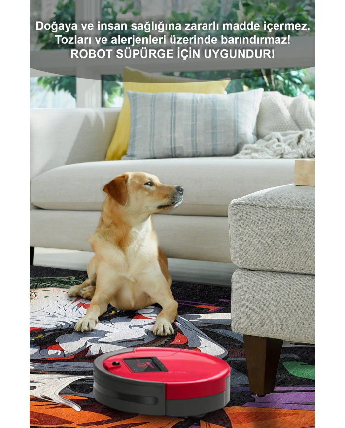 Jocular Şönil Gamer Halısı Pamuk Tabanlı Yıkanabilen Kaymaz Genç Odası Oyuncu Gaming Halısı