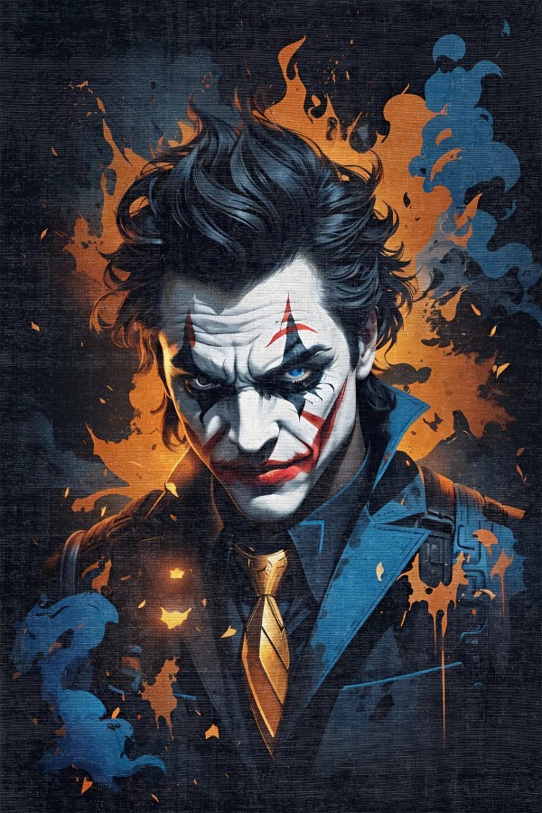 Joker Şönil Gamer Halısı Pamuk Tabanlı Yıkanabilen Kaymaz Genç Odası Oyuncu Gaming Halısı