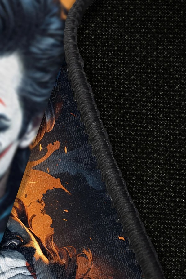 Joker Şönil Gamer Halısı Pamuk Tabanlı Yıkanabilen Kaymaz Genç Odası Oyuncu Gaming Halısı
