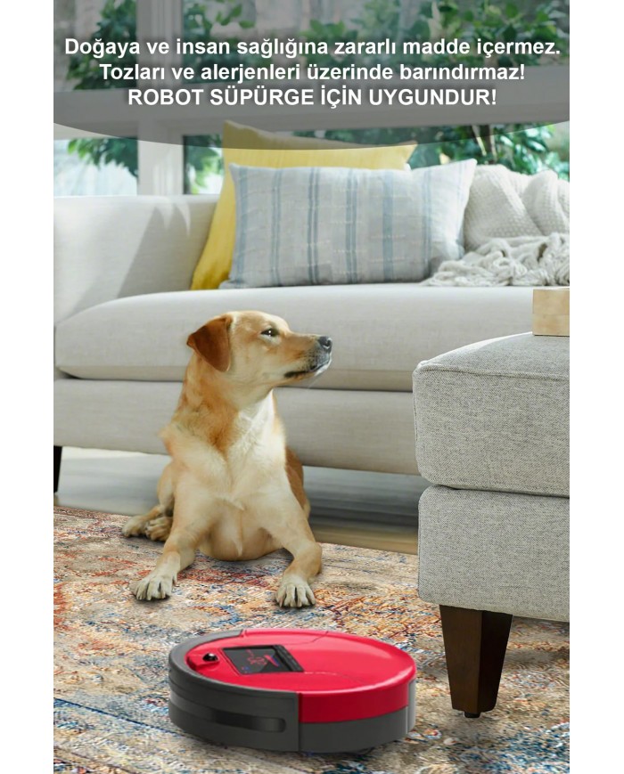 Landon Desenli Pamuk Tabanlı Yıkanabilen Kaymaz Antibakteriyel Şönil Salon Halısı