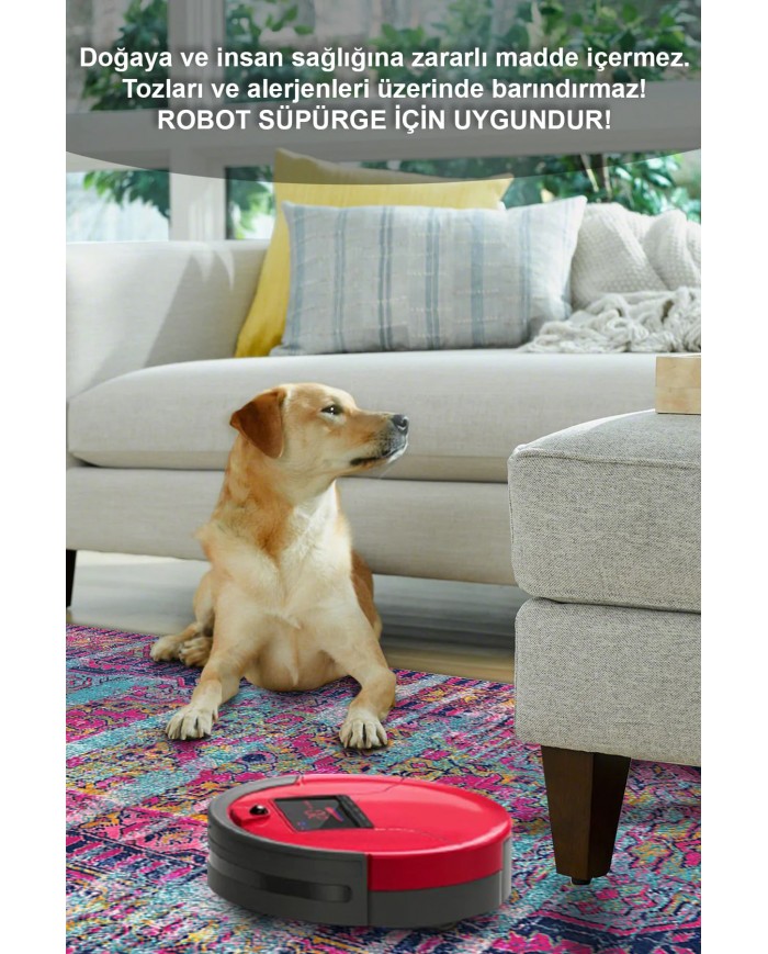 Lane Desenli Pamuk Tabanlı Yıkanabilen Kaymaz Antibakteriyel Şönil Salon Halısı